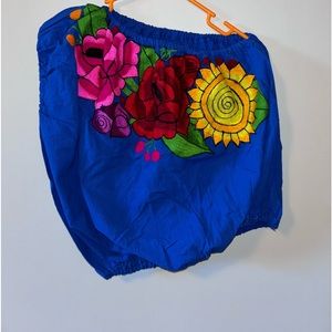 Mexican style embroidered top